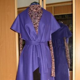 ​Накидка осенняя без рукавов