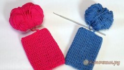 ​Ровный шов при круговом вязании крючком