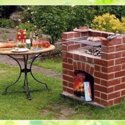 Стационарный мангал на даче