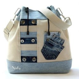 ​Сумка из старых джинсов