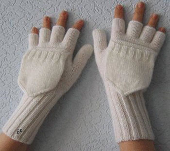 Удобные перчатки, превращающиеся в варежки