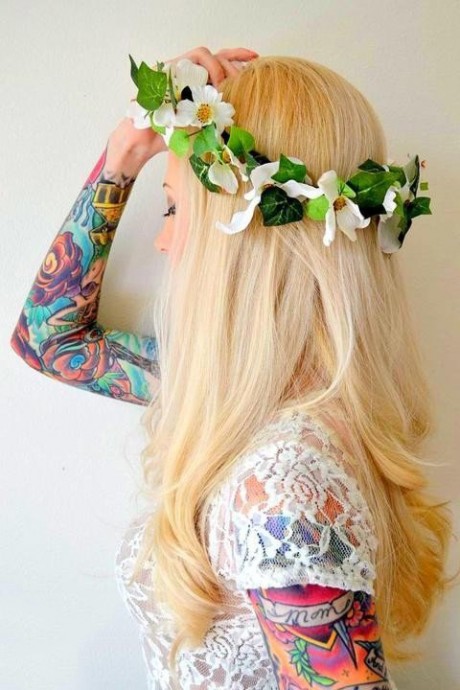 ​Цветочный венок для фотосессии