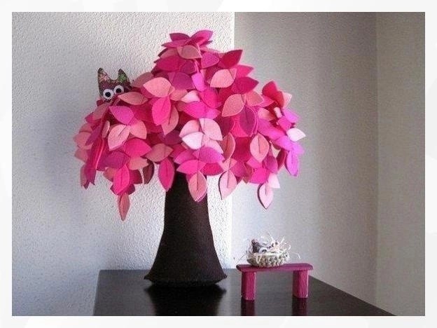 Деревья из фетра