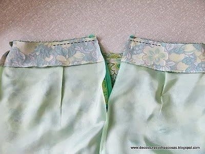 ​Техника пошива юбки на подкладке