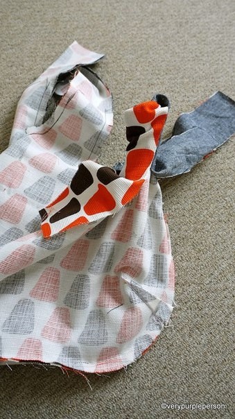 Двусторонняя сумка из ткани