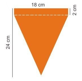 Шьем праздничные декоративные мешочки в форме морковки