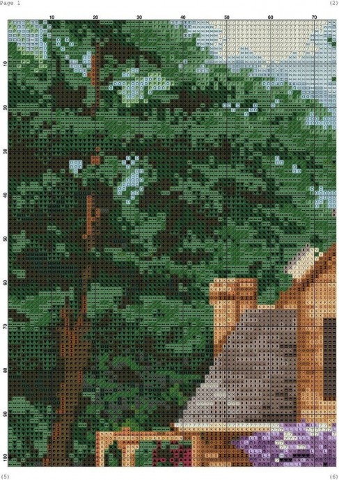 Домик в цветах