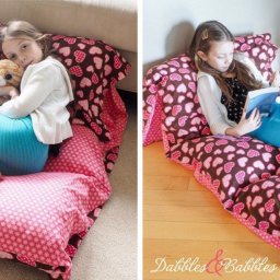 Матрас на все случаи жизни из ткани и подушек: мастер-класс