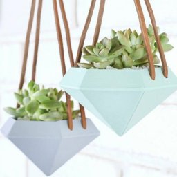 Подвесные горшки для цветов своими руками