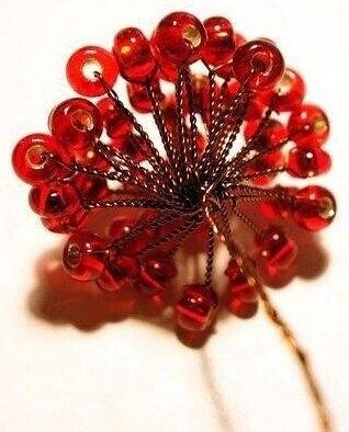 Рябина из бисера