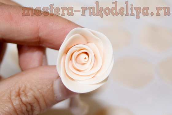 Розочка из полимерной глины