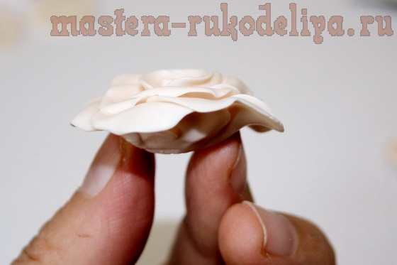 Розочка из полимерной глины