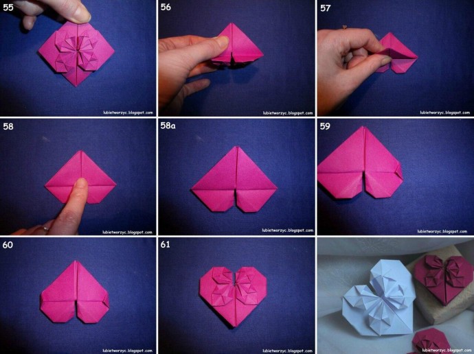 Сердце-розочка из бумаги для украшения подарков: мастер-класс Сердце-розочка из бумаги для украшения подарков: мастер-класс