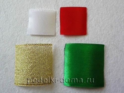 Ёлочка канзаши