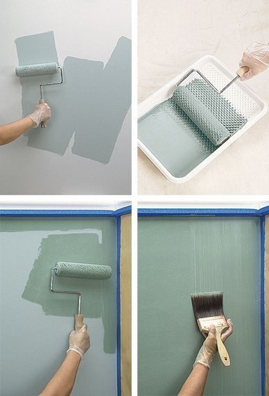Интересные способы покраски стен с декоративными эффектами