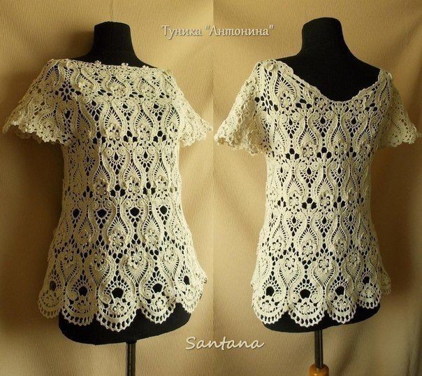 Изумительный узор для самой нарядной блузки