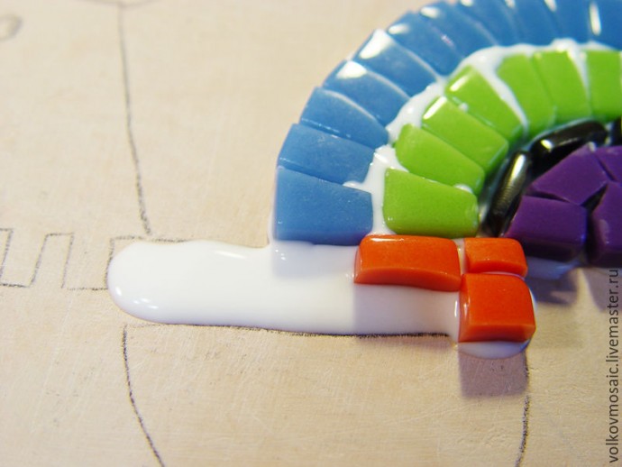 Шкатулка для документов в смешанной технике