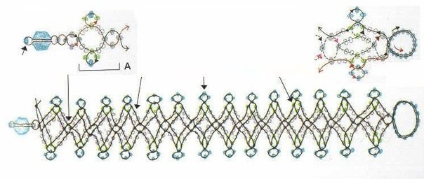 ​Браслет оригинального плетения
