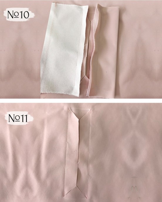 ​Мастер-класс с технологией пошива кармана с листочкой с втачными концами на примере тренчкота