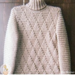 ​Очень интересный узор с ёлочками