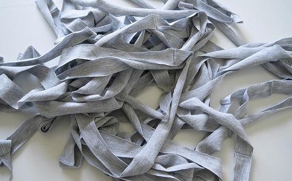 Пряжа из старых футболок