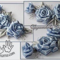 Розочки из лент