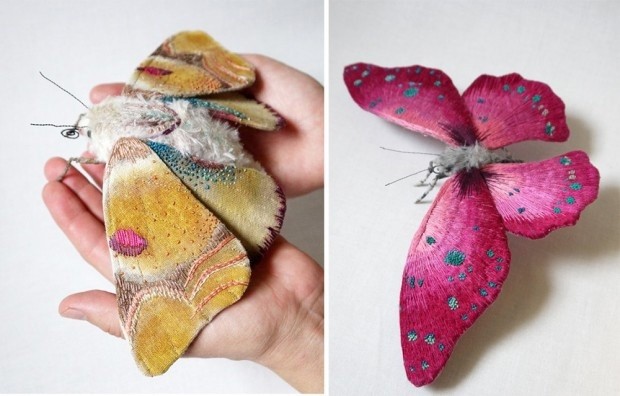 Вышитые бабочки: идеи для вдохновенного творчества