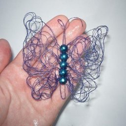 Ажурные бабочки из ниток или пряжи