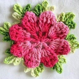 Цветок крючком: мастер-класс