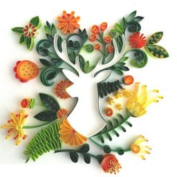 ​Идеи осенних работ в технике квиллинга