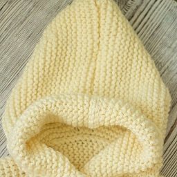 Капюшон спицами для начинающих