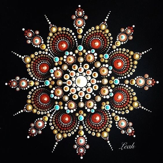 Варианты точечной росписи