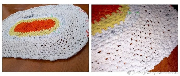 Коврик из старой одежды Коврик из старой одежды