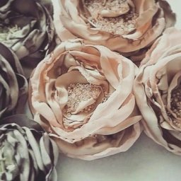 Цветы из ткани