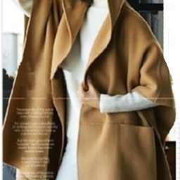 Пончо с капюшоном