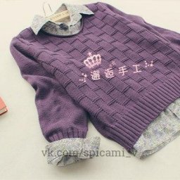 Простой и эффектный узор спицами