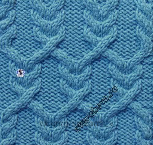 Схемы красивейших узоров для вязания на спицах