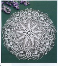 Воздушная салфетка крючком