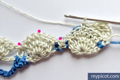 Очень красивый и необычный узор крючком 4 Очень красивый и необычный узор крючком 4