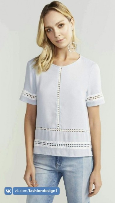 Блузки с кружевами: идеи для вдохновения Блузки с кружевами: идеи для вдохновения