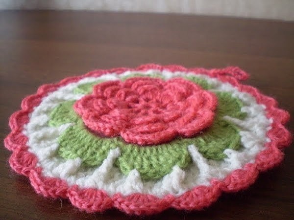 Цветочные прихватки