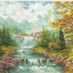 Горный водопад