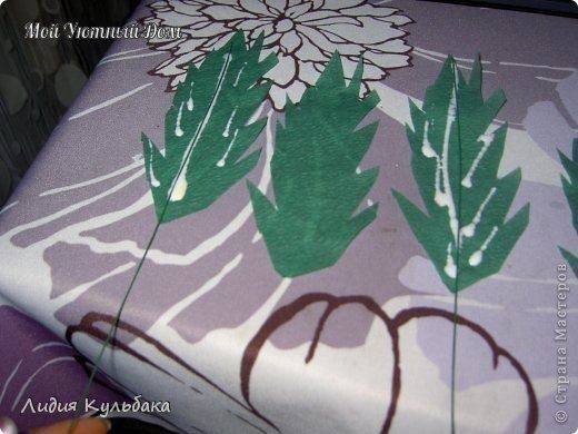 Хризантемы из гофрированной бумаги