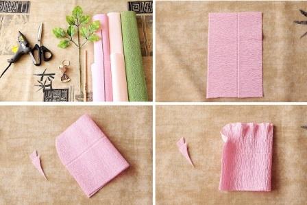 Как сделать конфетный букет из гофробумаги