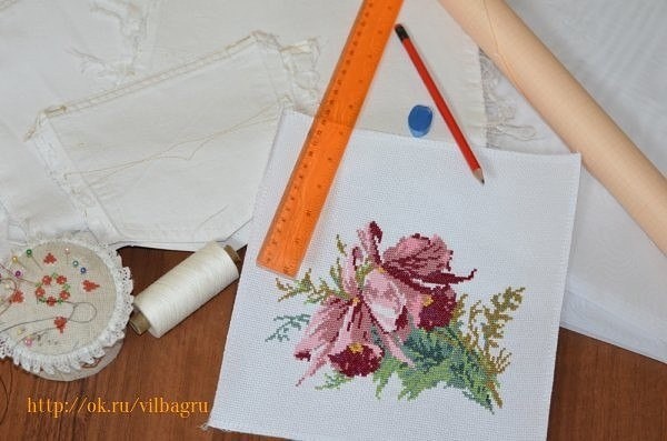 Мастер-класс по пошиву летней джинсовой сумки с вышивкой