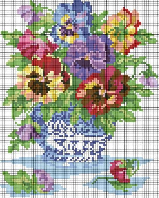 Яркое тепло вышивки