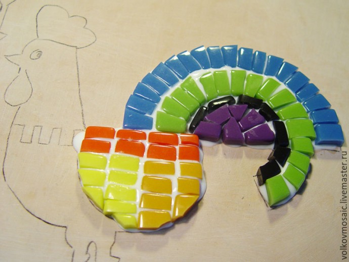 Шкатулка для документов в смешанной технике