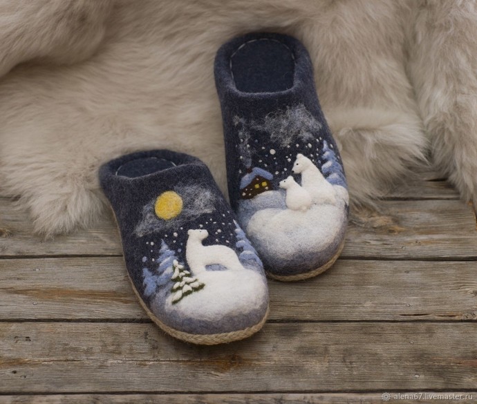 Тапочки ручной работы