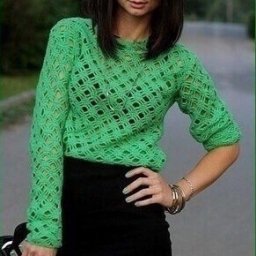 ​Оригинальная вязка-сеточка