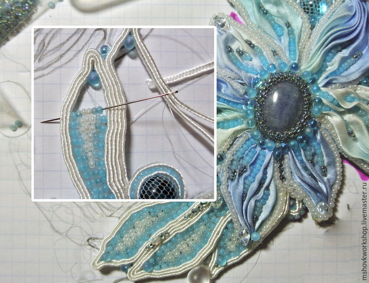 Мастер-класс по украшениям, сделанным в японской технике шибори